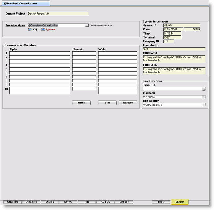 System View