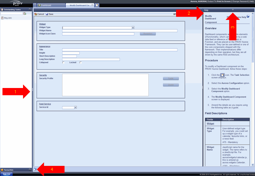 Infobar and Splitters